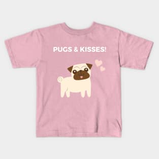 Pugs & Kisses Kids T-Shirt